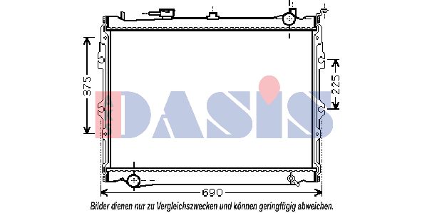 AKS DASIS radiatorius, variklio aušinimas 110920N